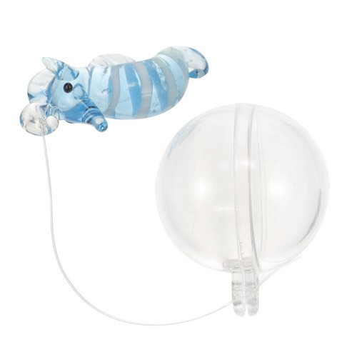 Glass floating seahorse - floating,