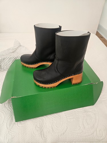 Swedish hasbeens black boots - swedish,