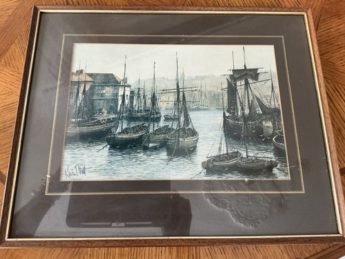 Harbour scene - harbour,