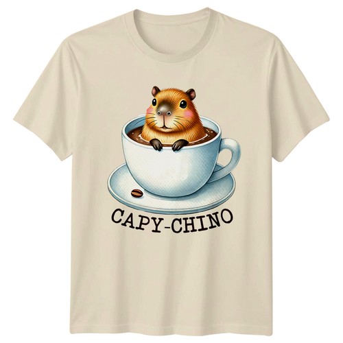 Capy chino shirt capybara - capy-chino,