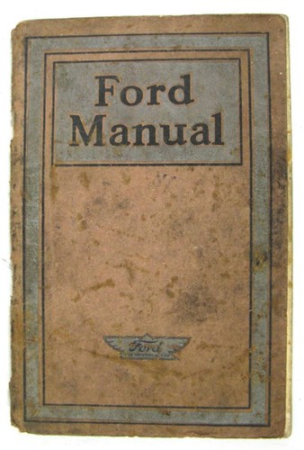 Ford car truck owners handbook - car,