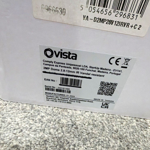 Vista d2mp28v12irvr 2mp - vista,