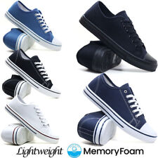 Mens Canvas Shoes Lace Up