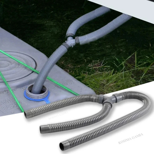 Three way drain pipe double - y,
