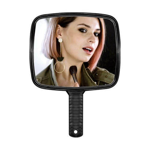 Hand mirror shaving salon - hand,