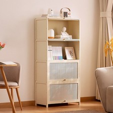 3/4 Tiers Bamboo Rattan