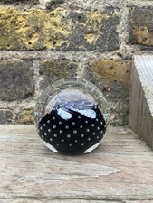 Caithness Paperweight Vintage Caithness Cauldron Scotland Glass Paperweight