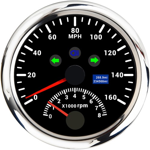 85mm gps speedometer 160mph - gps,