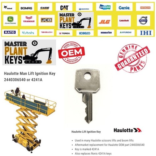 Haulotte man lift ignition - haulotte,