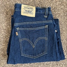 Levi's Vintage 2005 80LPORG1 Orange Tab Blue 100% Cotton Jeans Men's W32 L30