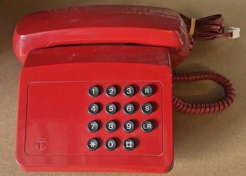 British telecom tribune - telecom, red