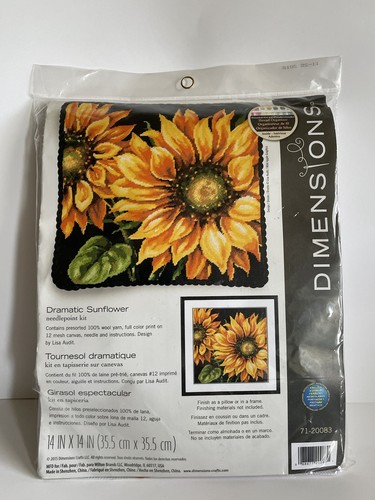 Dimensions dramatic sunflower - dimensions,