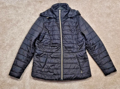 Womens black fitted zip up - womens,