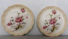 ANTIQUE 1890 W&R CARLTON WARE - POPPY Plate