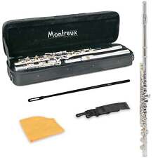 Student Series Flute - Silver Plated Flute, Offset G & E Key - Montreux