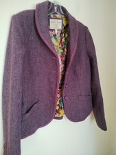 STUNNING JOULES HARBER WOOL TWEED COUNTRY JACKET Size 14
