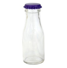 Mini Glass Milk Bottles 65ml