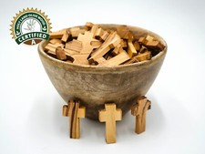 50 Crosses Olive Wood Small