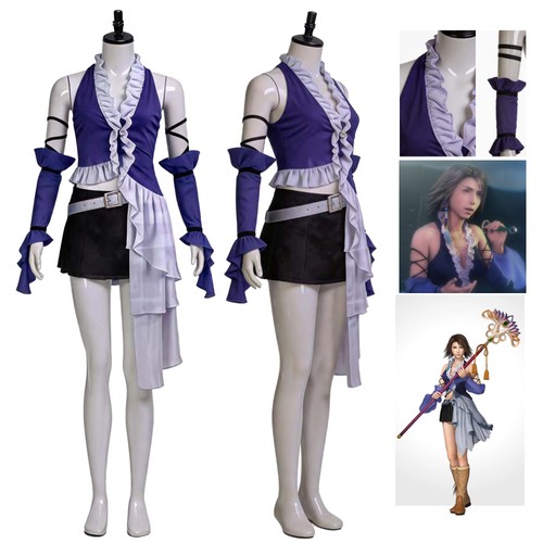 Final fantasy yuna top skirt - final,