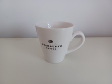 STARBUCKS 2004 Coffee Mug White Grey Logo Swirl Design Rare Find