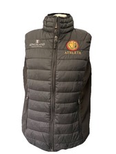 kingsland equestrian Jacket Gilet Size M Black Sleeveless Full Zip Nylon Womens