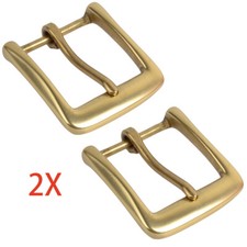 2x Solid Brass Heavy Duty Belt