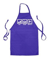 Eat Sleep Moto X - Unisex Kids Apron - Motocross Dirt Bike Motorbike Bike