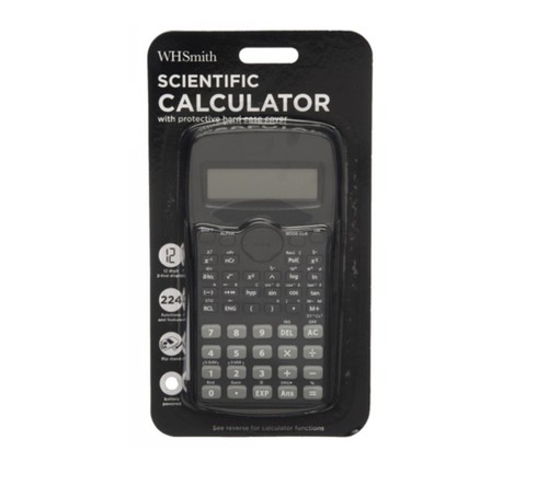 Black scientific calculator - black,