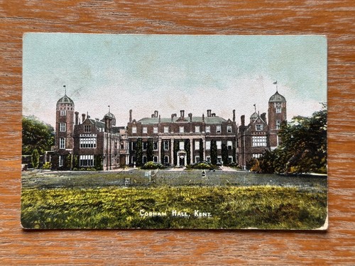 Antique cobham hall postcard - antique,