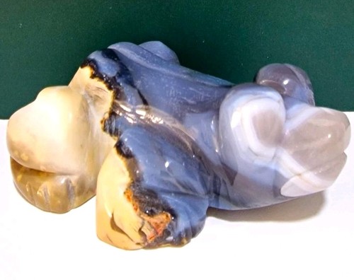 Stunning frog hand carved from - stunning,