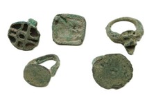 LOT OF ANCIENT BRONZE ARTEFACTS, ANCIENT SEALS, RINGS, NICE COLLECTION