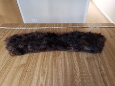 Faux Fur Dark Brown Stole