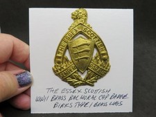 Essex Scottish WWII Brass