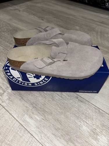 Birkenstock boston clog grey - clog,
