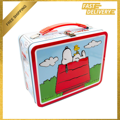 Snoopy tin fun box storage - snoopy,