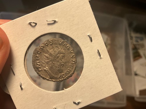 Roman coin shown case - coin, as