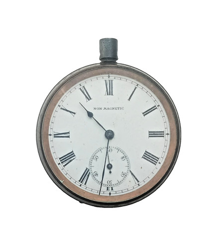 Antique gents gunmetal pocket - gents,