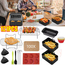 121PCS Air Fryer Accessories Set`For Ninja SL400 DouleStack 9.5L AF400 Dual Zone