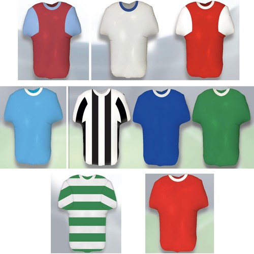 Football team shirts - 24",
