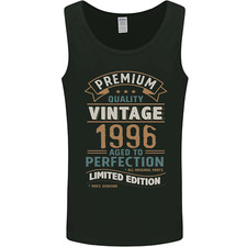 Premium Vintage 29th Birthday 1996 Mens Vest Tank Top