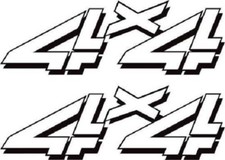 1998 - 2007 4x4 Decals for