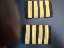 Gold Epaulettes for Captaion, Pilot, Fancy Dress etc.