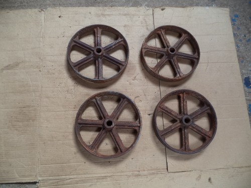 Cast iron wheels stationary - wheels,