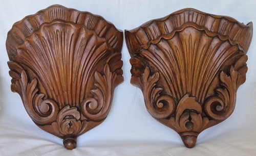 Antique carved wooden wall - carved,