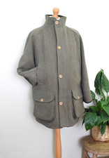 EDE & RAVENSCROFT Derby Tweed Raglan Field Coat Size Large 40/42 Heavy 50/52