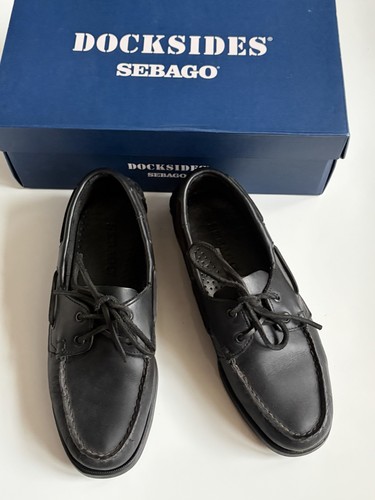 Sebago dockside portland black - sebago,
