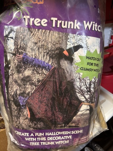 Vintage halloween flying witch - halloween,