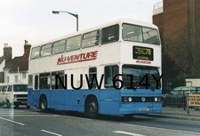 Nu Venture Aylesford NUW 614Y London Tramsport Colour Bus Photo 6" x 4"
