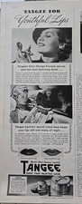 1937 Tangee Cosmetics lipstick ends that painted look vintage ad