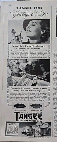 1937 tangee cosmetics lipstick - 1937,